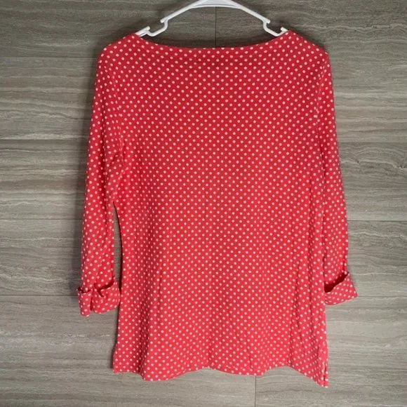 Women’s Karen Scott Polka Dot Blouse - Picture 6 of 6